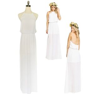 Show Me Your MuMu Heather Halter Dress IC66